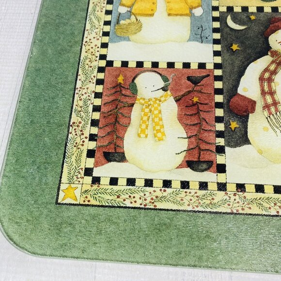 Debbie Mumm Creative Tops Christmas Holiday Tempered Glass Counter Top Protector - Picture 14 of 16